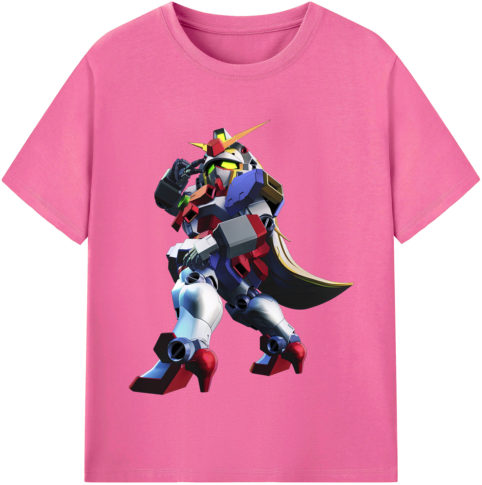 （画像用） 機動戦士ガンダム Mobile Suit Gundam レディースカジュアルプリントTシャツ（綿100％）